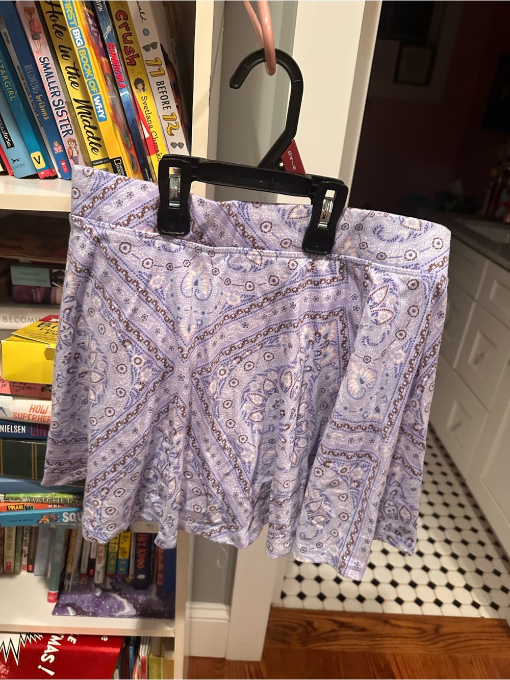 The Children's Place Lavender Paisley Skort